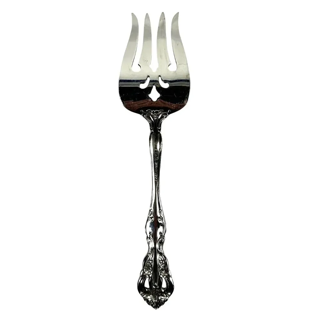 Oneida Michelangelo Cube Stainless Meat Fork-Excellent!
